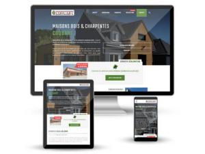 Création du site web de Coquart, ossature bois & charpente