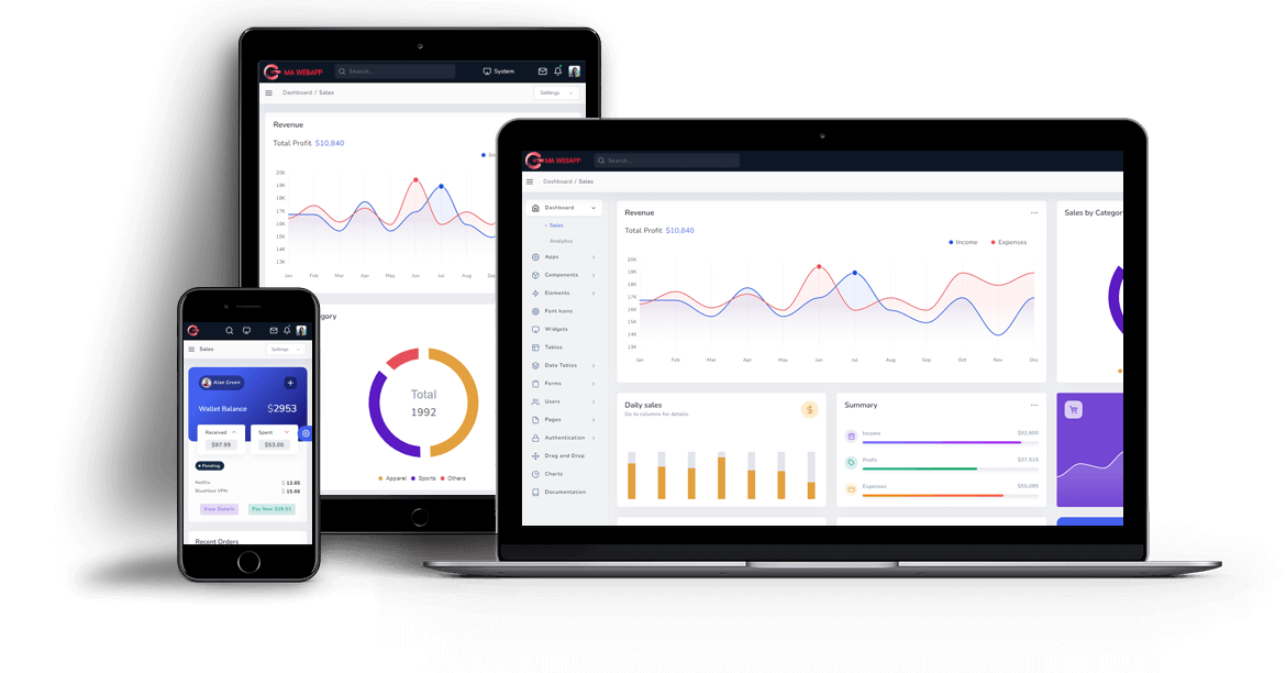 Création d'application web multi-supports