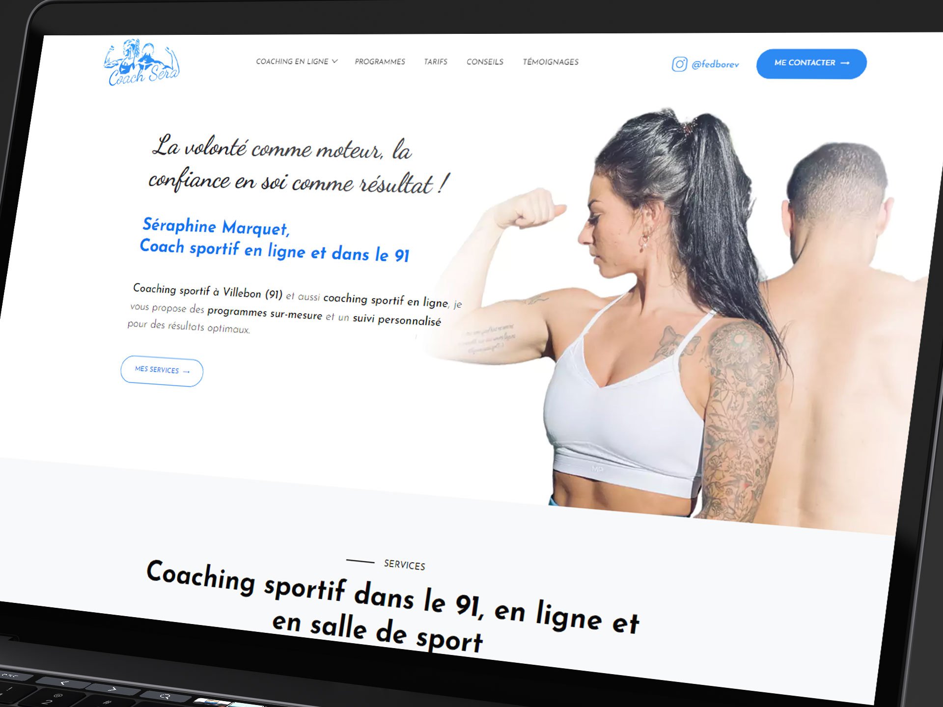 Création du site internet de Coach Séra