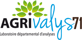 Logo Agrivalys71, laboratoire départemental d'analyses