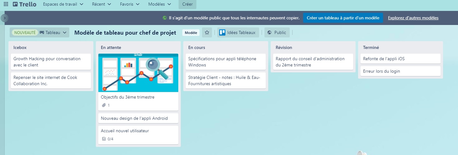 Exemple de tableau Trello _ gestion de projet digital