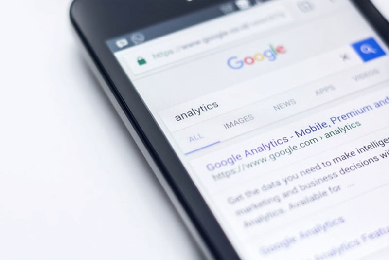 Recherche Analytics sur Google sur mobile