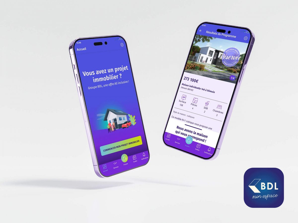 Mise à jour majeure application mobile Espace Projet BDL