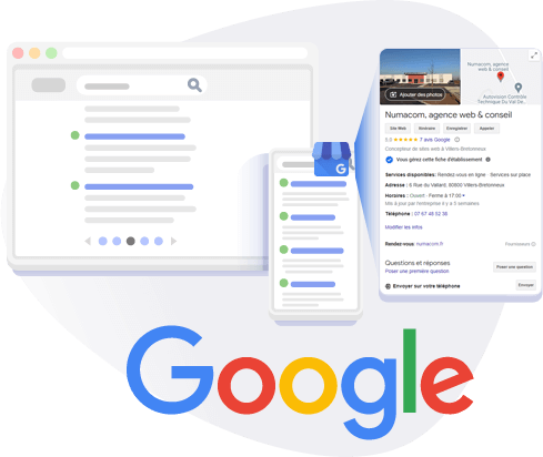 Fiche établissement Google optimisée SEO local